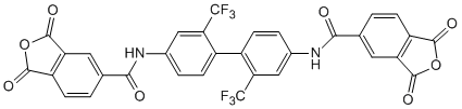 N,N'-(2,2'-bis(trifluoromethyl)biphenyl-4,4'-diyl)bis(1,3-dioxo-1,3-dihydroisobenzofuran-5-carboxamide)